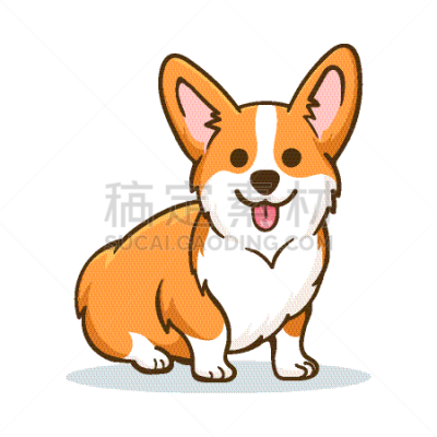 威尔士,威尔士柯基犬,幽默,可爱的,纯种犬,狗,巴哥犬,哺乳纲,问候