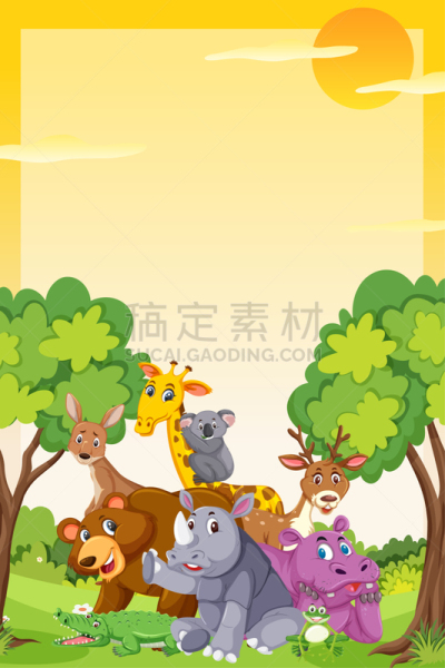 背景,野外动物,国境线,大群动物,模板,活力,可爱的,野生动物,环境,设计