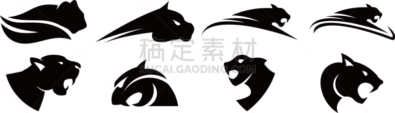 美洲豹,动作,虎,摆拍,图像,彪马,哺乳纲,动物,矢量,站