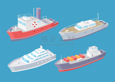 船,货物集装箱,海洋,矢量,帆,浮标,游艇,交通,迅速,远距离