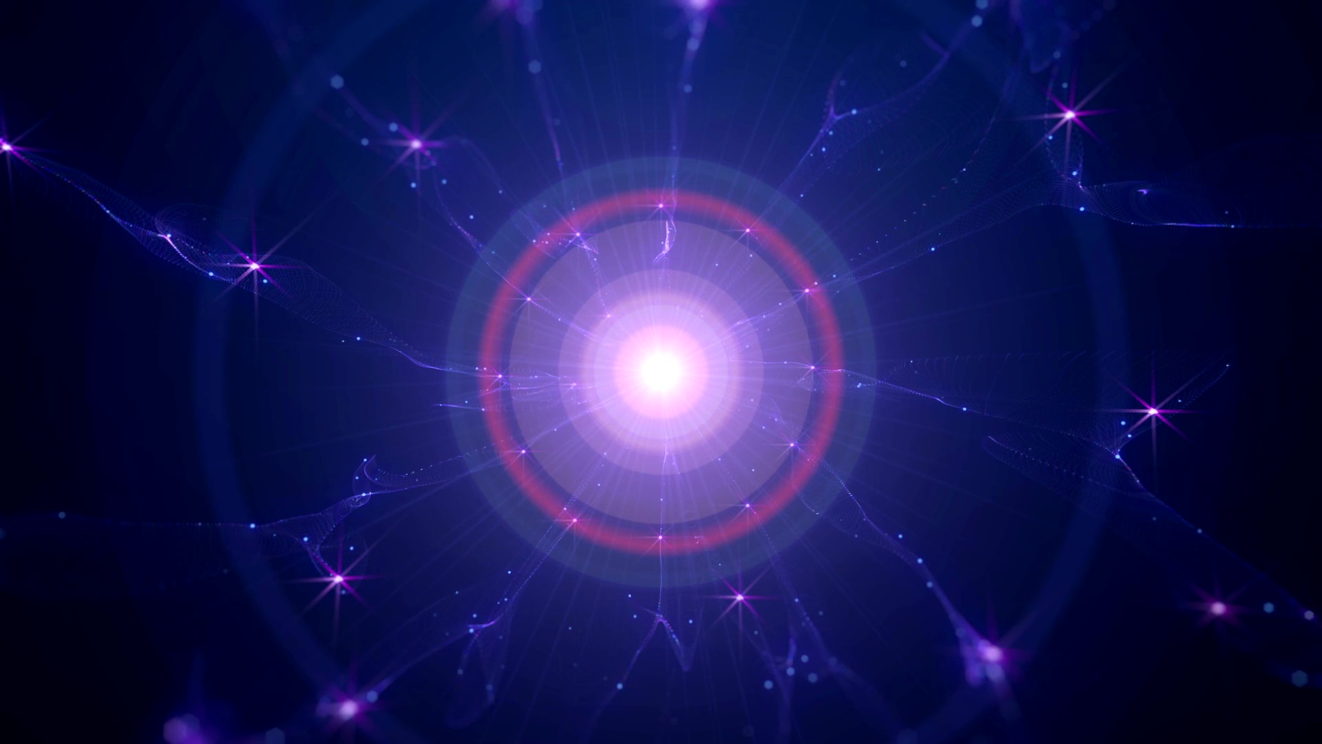 太空中的抽象之星