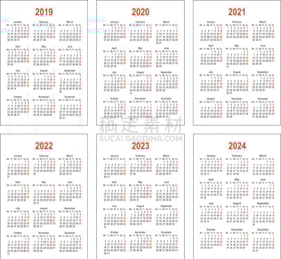 2020,2023年,2019,2024,日历,2021,九月,商务,进出港显示牌,十月