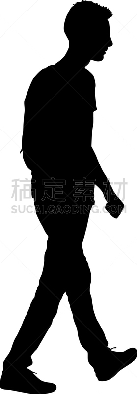 人,男人,白色,黑色,白色人种,成年的,专业人员,男商人,剪影,站