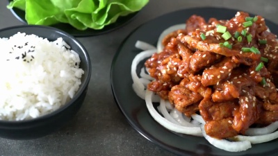 韩国辣酱炒猪肉