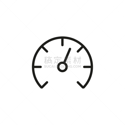速度计,线图标,极简构图,轮廓,符号,测量工具,汽车,技术,图像,细的