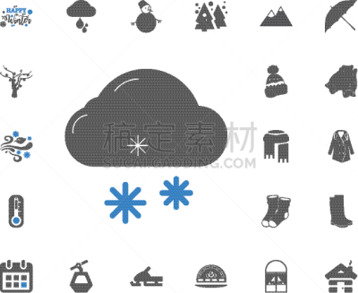雪花球,玻璃杯,式样,分离着色,可爱的,月,冬天,图像,庆祝