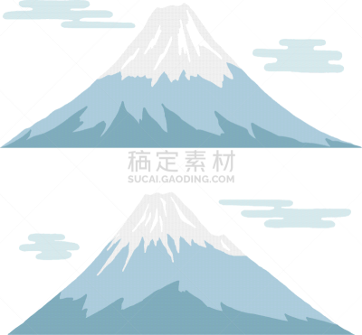 云,富士山,日本,山,亚洲,自然,图像,无人,矢量,户外