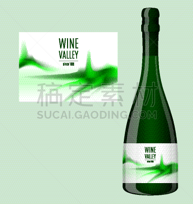 酒瓶,绘画插图,标签,矢量,地形,抽象,平衡折角灯,饮料,含酒精饮料,菜单