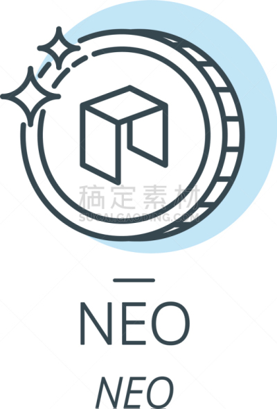 网络空间,Neopolitan獒,线图标,概念,技术,采矿业,商务,金融