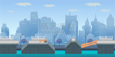 城市,背景,电子人,黄色,草坪,季节,城镇,风景,图像,跳