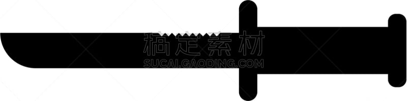 分离着色,黑色,刀,白色,计算机图标,不锈钢,金属