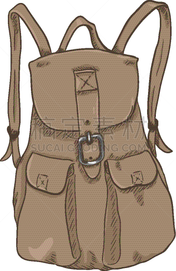 single female casual backpack