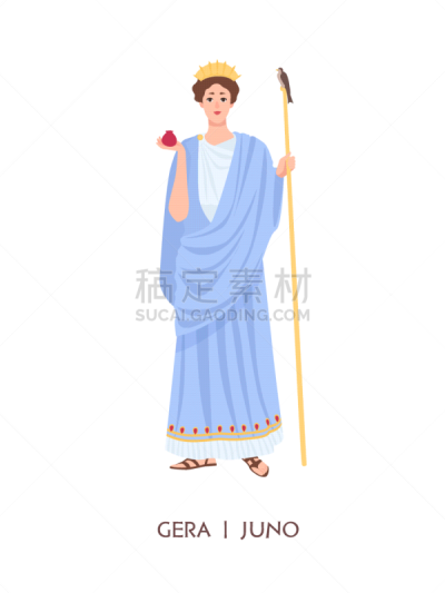 家庭,女人,女神,天后赫拉,朱诺号,婚姻,华丽的,女孩,束腰外衣,希腊
