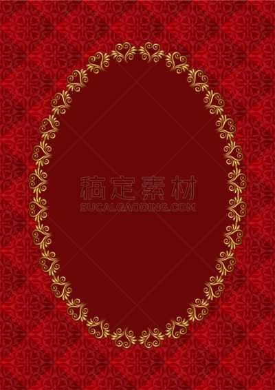 背景,华丽的,红色,请柬,图像,巴洛克风格,文艺复兴,古董,装饰物,复古