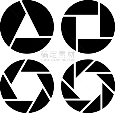 透镜,光圈,相机,四个物体,符号,传媒,焦点,技术,设备用品