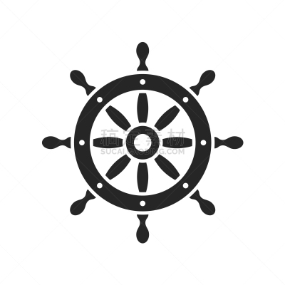方向盘,分离着色,白色,方向舵,海洋,船,舵,矢量,马林县