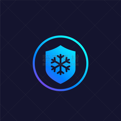 霜,图标,冬天,雪花,冻结的,冷,品牌名称,矢量,标志,叛逆