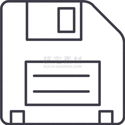 软盘,标志,线图标,白色,数据,计算机,打印机,Disk,图标集,技术