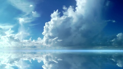 美丽的云时光流逝
