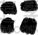 涂料,笔触,文字,墨水,黑色背景,传统,标签,白色