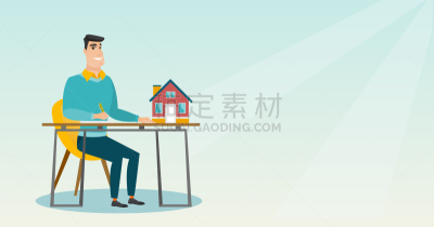 合同,房地产经纪人,哑语,在家购物,房地产,房产代理,公寓,人,Rent,男人
