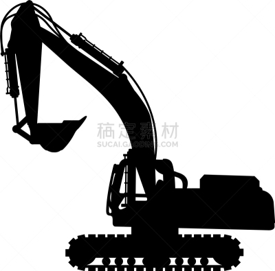 铲车,插画,汽车,建筑业,品牌名称,白色,矢量,阴影,剪贴画,剪影