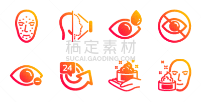 生物识别,近视,计算机图标,矢量,人的眼睛,标志,似人脸,看,图标,美容