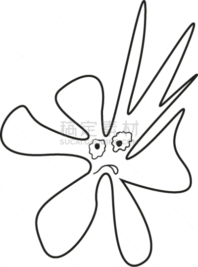 细菌,式样,讽刺漫画,剂量,平视角,擤鼻子,有疣的,丑陋,癌症,性格