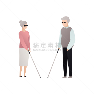 老年男人,白色背景,性格,矢量,百叶帘,女人,绘画插图,人,设计元素,站