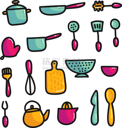 乱画,卡通,厨房,化学元素周期表,华丽的,商务,纺织品,食品,烹调用具,烹调