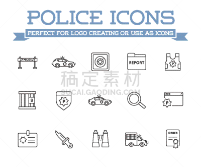 警官,家庭,计算机图标,民兵,身份,安全的,图像,矢量,极简构图,收集