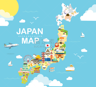 日本,平坦的,可爱的,自然美,建筑,自然,图像,旅游