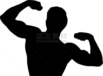 男人,黑色,躯干,健美身材,肱二头肌,形状,白色,力量,剪影,锻炼