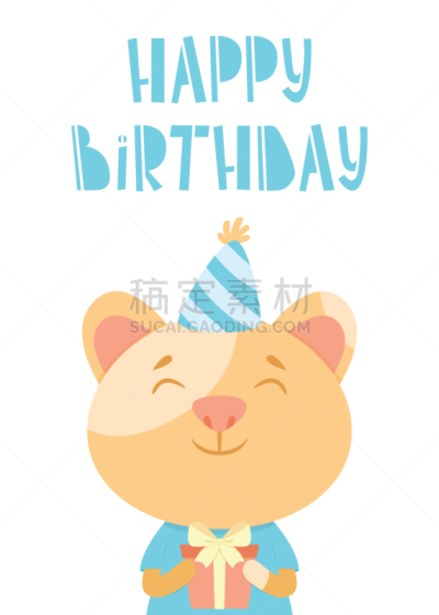 猫,手,文字,生日卡,可爱的,短语,周年纪念,请柬,事件,贺卡