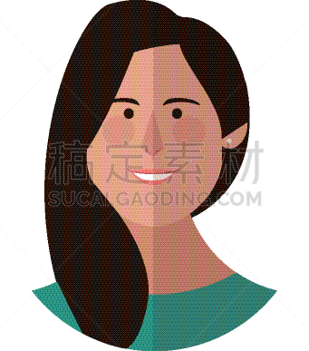 女人,人的脸部,卡通,人种,成年的,头发,学生,人,可爱的,性格