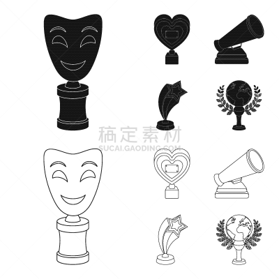 戏剧表演,面具,奖,白色,哑剧,青铜,杯,获胜,大喊