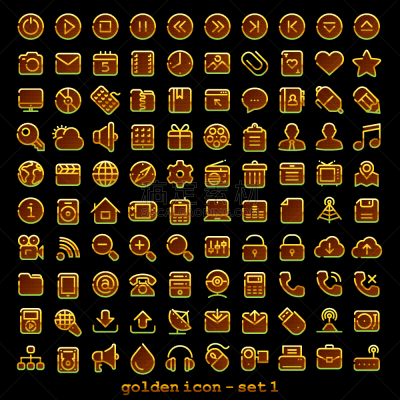 蜘蛛网,黄金,图标,数字1,线条,传媒,商务,计算机,布置,沟通
