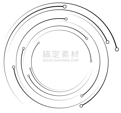 圆形,斑点,线条,活力,运动模糊,螺线,部分,不规则的,概念,同心