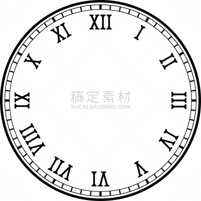 钟面,罗马数字,分离着色,白色,概念,迅速,图像,矢量,标志,钟