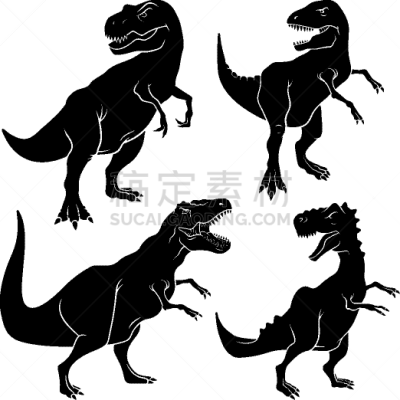 恐龙,球座,已灭绝生物,侏罗纪,动物,艺术品,力克斯兔,爬行纲,吉祥物,剪影