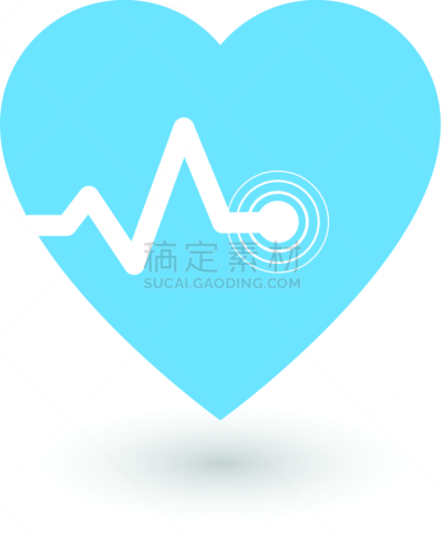 健康保健,脉搏图,豆科植物,计算机图标,平坦的,分离着色,压力,心电图,频率,生病