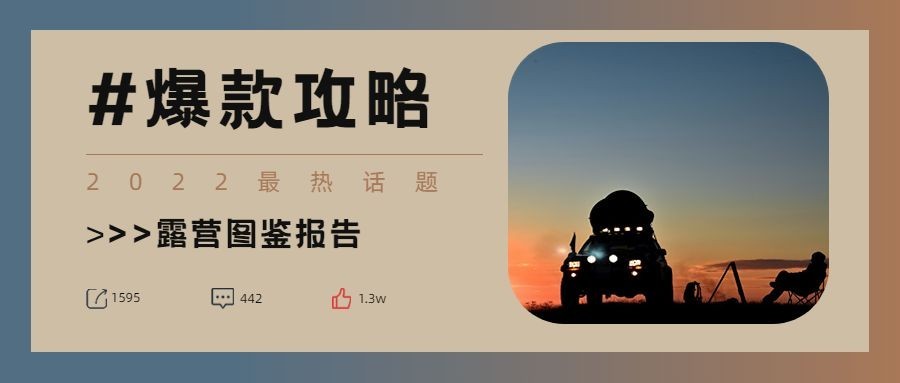 户外活动宣传推广公众号首图
