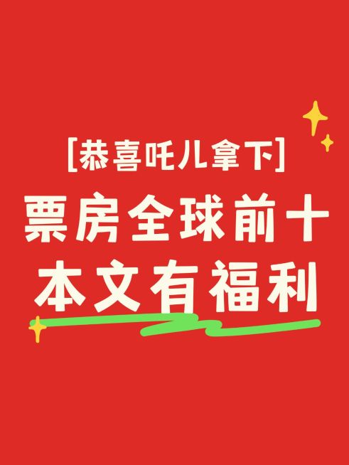 哪吒票房话题讨论小红书封面预览效果