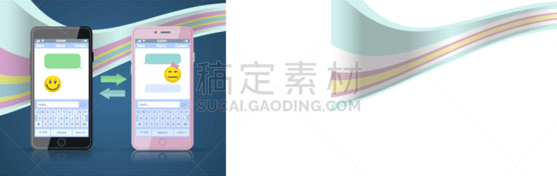 在之间,女人,男人,信使,对话气泡框,商务,电子邮件,讨论,沟通,猜疑