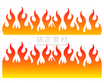 边框,绘画插图,卡通,图像,火,矢量,火焰,热,大篝火,背景分离