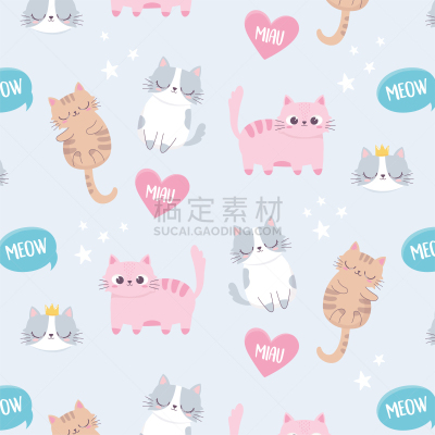 动物,可爱的,幽默,猫,卡通,性格,宠物,背景,爱,肖像
