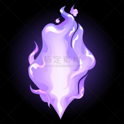 火,抽象,插画,分离着色,热,大篝火,幻想,紫色,装饰