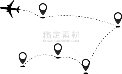 小路,飞机,图标,分界线,座舱,旅途,商务,脉搏图,交通
