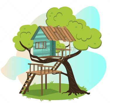 树屋,木制,小屋,家庭,环境,浪漫,玩具屋,传统节日,保护
