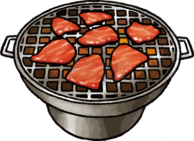 烧肉,格子烤肉,肉制品,热,配方,清新,午休时间,饮食产业,烤的,日本食品